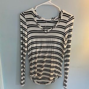 Long sleeve striped shirt